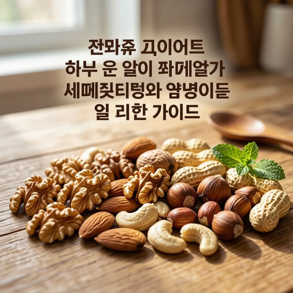 견과류 다이어트: 하루 몇 알이 적당할까? 체중 감량과 영양 균형을 위한 가이드